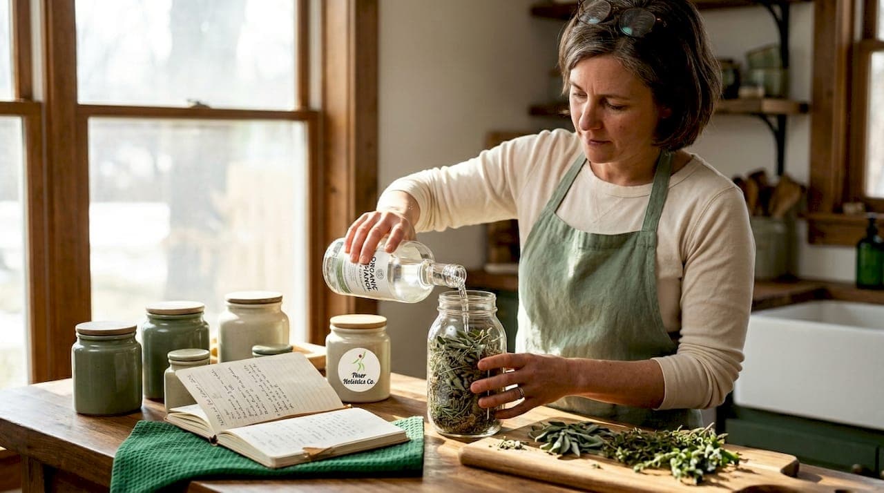 How to make herbal tinctures at home safely